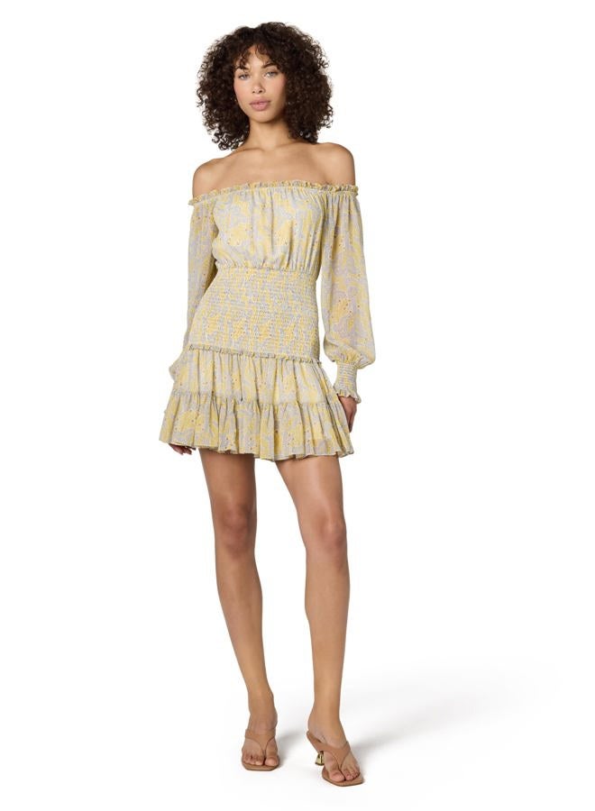 Likely Women's Mini Indica Dress, Green Tea Multi, 8 - Image 1