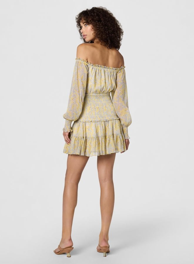 Likely Women's Mini Indica Dress, Green Tea Multi, 8 - Image 4
