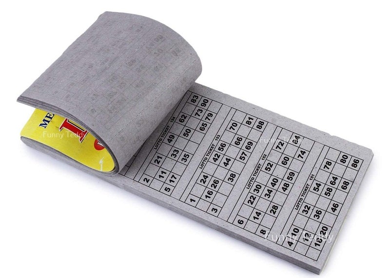 Funny Teddy Tambola Tickets - 600 Tickets (1 Book) | Each Book Contains 600 Tickets | Bingo Game Tickets | Paper Tickets - Image 2