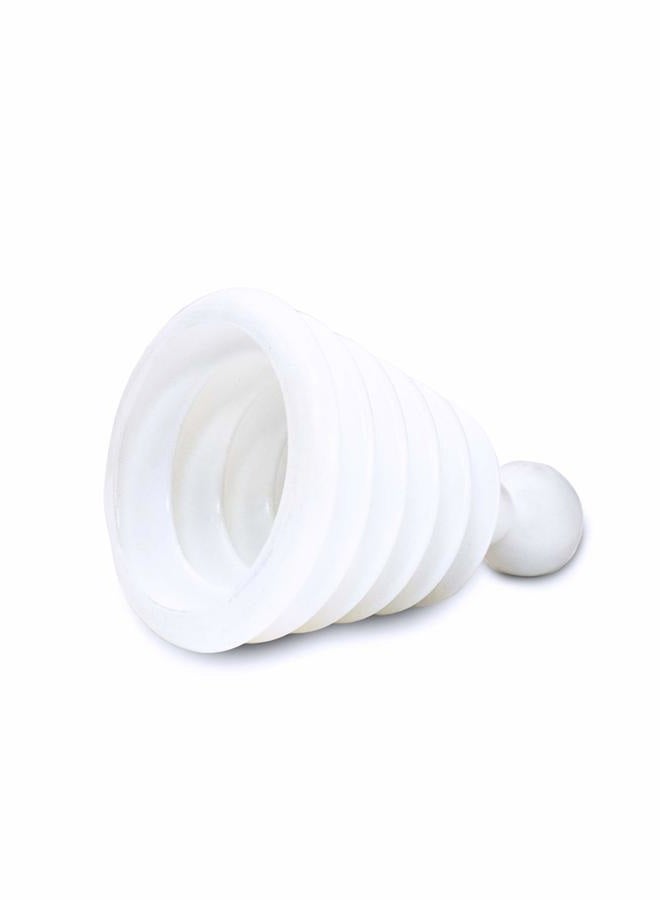 Master Plunger Mighty Tiny Plunger Designed for Bathroom/Kitchen Sinks, Perfect for RV's. Unclogs Fast & Easy (Patent Pending), White - Image 3