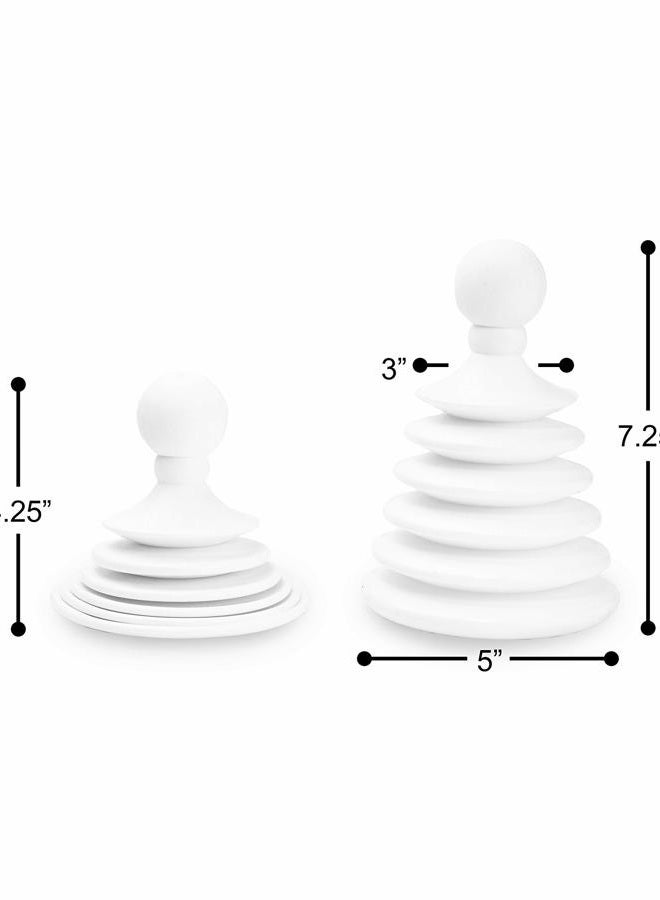 Master Plunger Mighty Tiny Plunger Designed for Bathroom/Kitchen Sinks, Perfect for RV's. Unclogs Fast & Easy (Patent Pending), White - Image 2