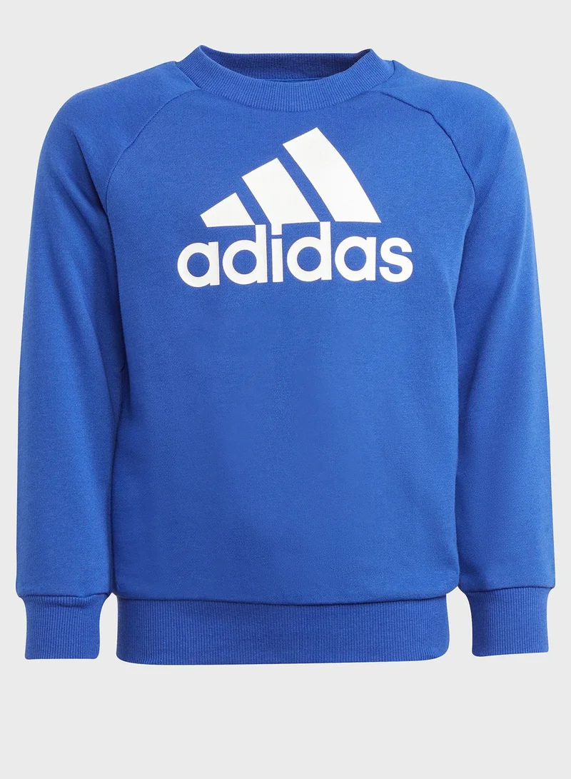 Adidas Little Kids Badge Of Sport French Terry Jogger