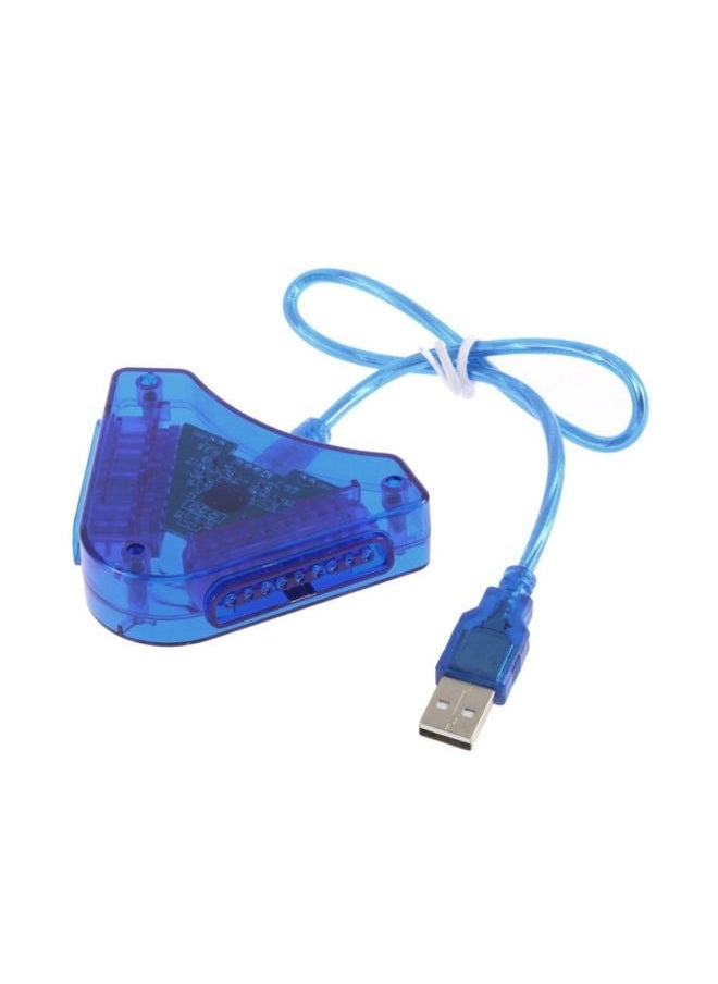 Generic - USB Dual Player Wired Converter Adapter For PS2 Game Controller - Image 1