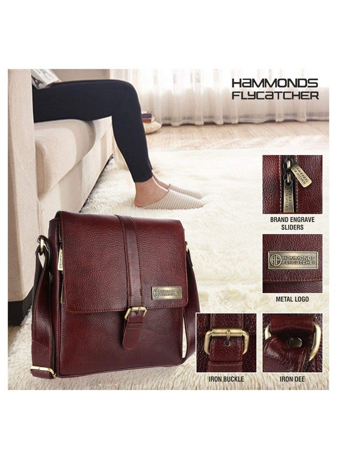 HAMMONDS FLYCATCHER Genuine Leather Sling Bag for Men, Stylish and Spacious Side Bag for Men, Crossbody Bag for Mens Daily Use, Travel, Adjustable Strap, 1 Year Warranty - Image 4