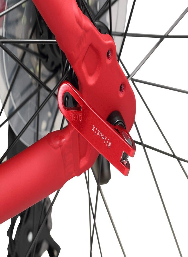 Wileosix Quick Release Axle Skewer Set - Front & Rear Road Blue - Image 2