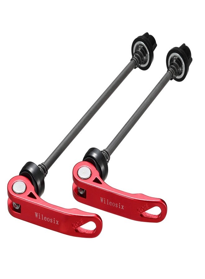 Wileosix Quick Release Axle Skewer Set - Front & Rear Road Blue - Image 1