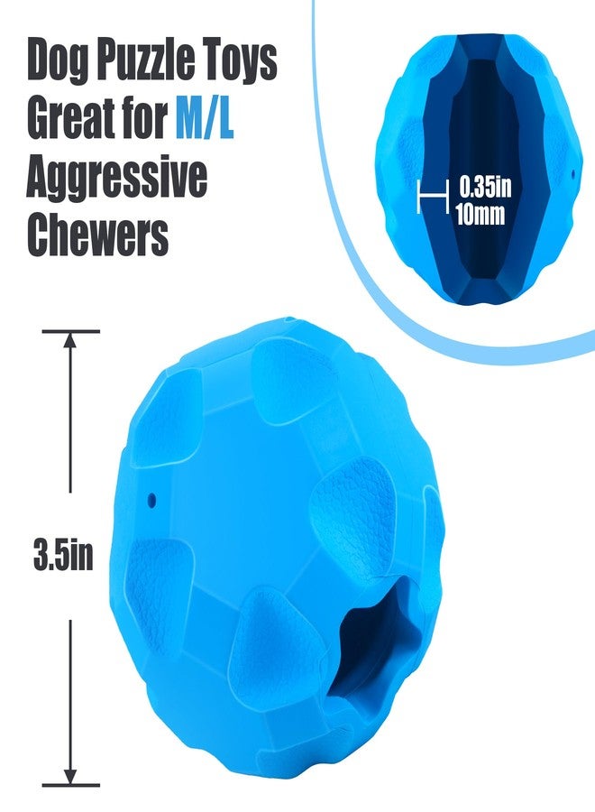 TROUSKAIG Treat Dispensing Dog Toys for Aggressive Chewers Large Breed, Rubber Balls for Dogs, Cognitive Dog Toys to Keep Them Busy, Dog Treat Toy Ball - Image 2
