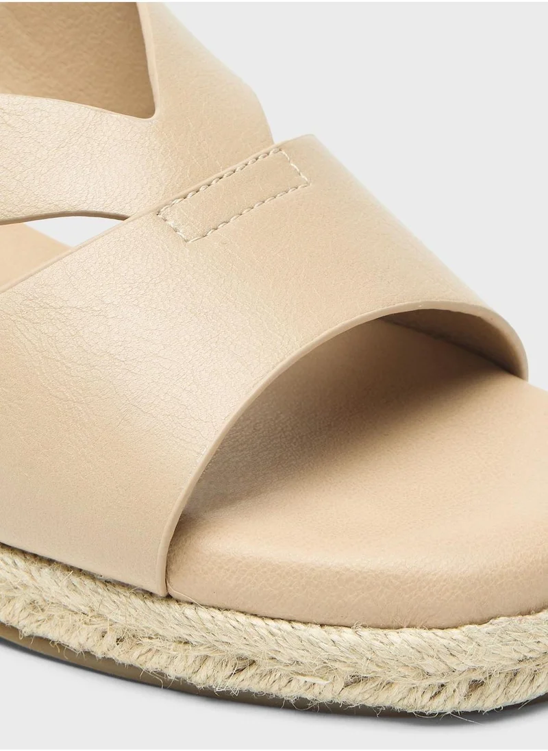 shoexpress Multi Strap Wedge Sandals