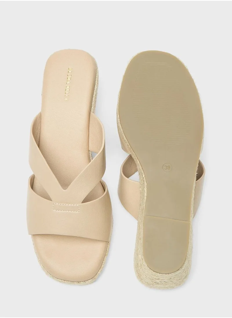 shoexpress Multi Strap Wedge Sandals