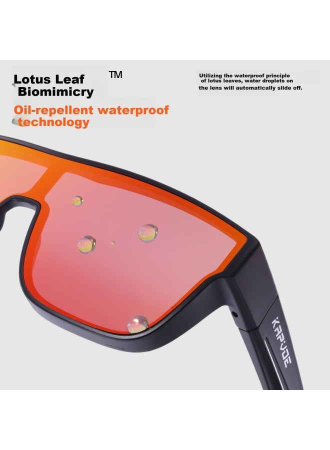 Kapvoe Cycling Gl With Prescription Insert, Day And Night Dual-use, Uv Protection, Windproof, Dustproof, Large Frame Photochromic Protective Goggles - Image 2