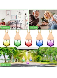 Car Perfume Diffuser Set - 5 Refillable 8ml Glass Bottles, Stylish Air Fresheners for Car, Home & Office, Perfect Hanging Decor - pzsku/Z485A7A4C1A1A35278611Z/45/_/1729492643/3b6eecf4-2e8b-47b0-b2b9-44874c12d22f