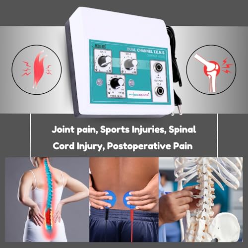 Physiogears Mini Tens Electrotherapy Physiotherapy Machine for All Pain Relief Device Nerve Stimulation (Electrode Pad) - Image 4