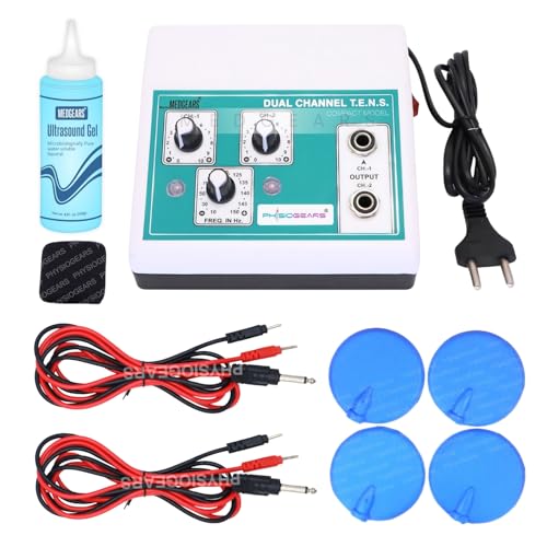 Physiogears Mini Tens Electrotherapy Physiotherapy Machine for All Pain Relief Device Nerve Stimulation (Electrode Pad) - Image 1
