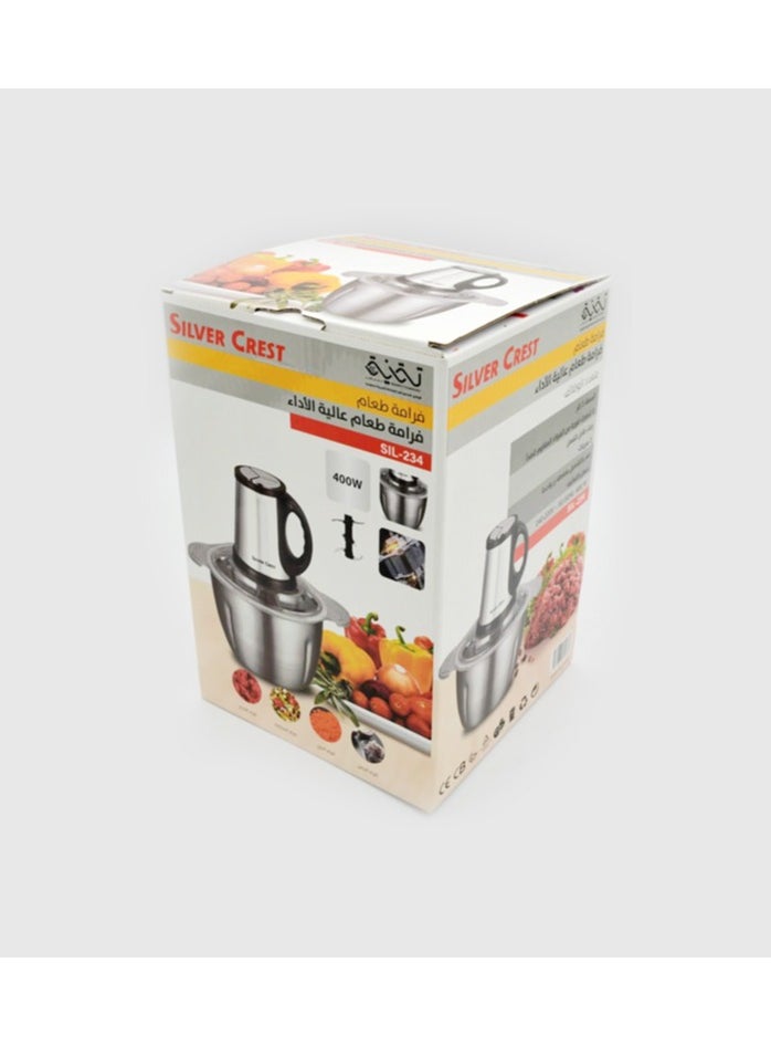 SILVER CREST Silver Crest SIL-234 Electric Grinder - Meat and Vegetable Grinder, 6 Stainless  - Image 4
