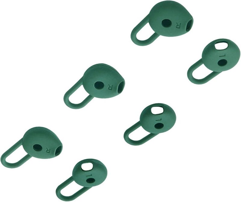 Green Soft Silicone Eartips Replacement For Edition Wireless Earphones - Image 4