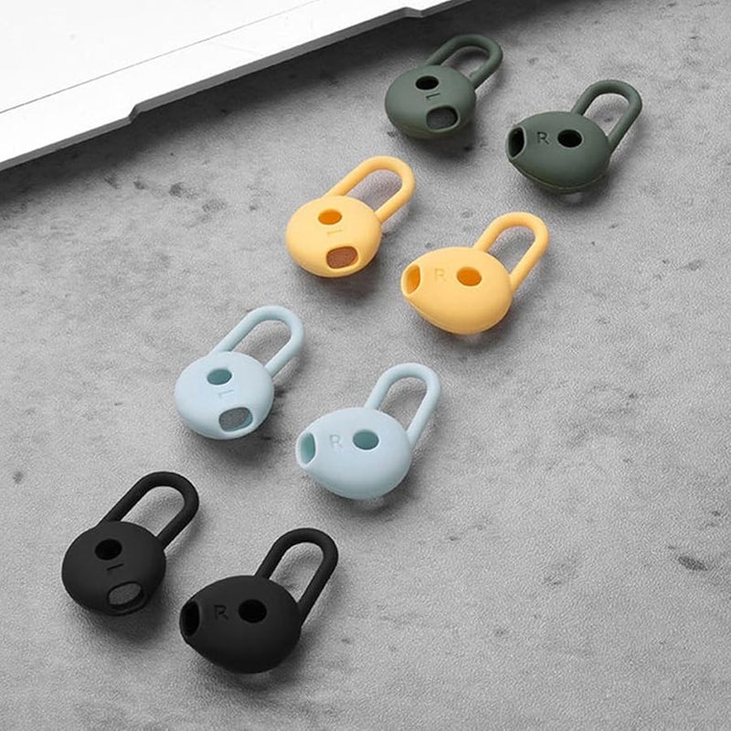 Green Soft Silicone Eartips Replacement For Edition Wireless Earphones - Image 3
