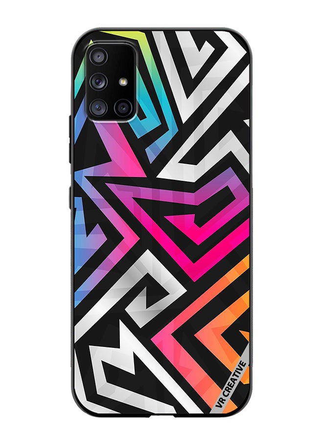 VR CREATIVE Protective Case Cover For Samsung Galaxy A51 5G Design Multicolour - Image 1