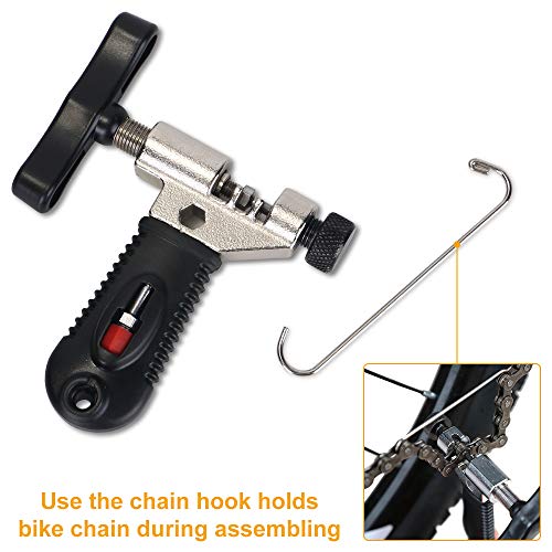 WOTOW Bicycle Chain Repair Tool Kit, Cycling Bike Master Link Pliers Remover & Chain Breaker Splitter Cutter & Chain Wear Indicator Checker & Reusable Missing Connector for 6/7/8/9/10 Speed Chain - Image 2