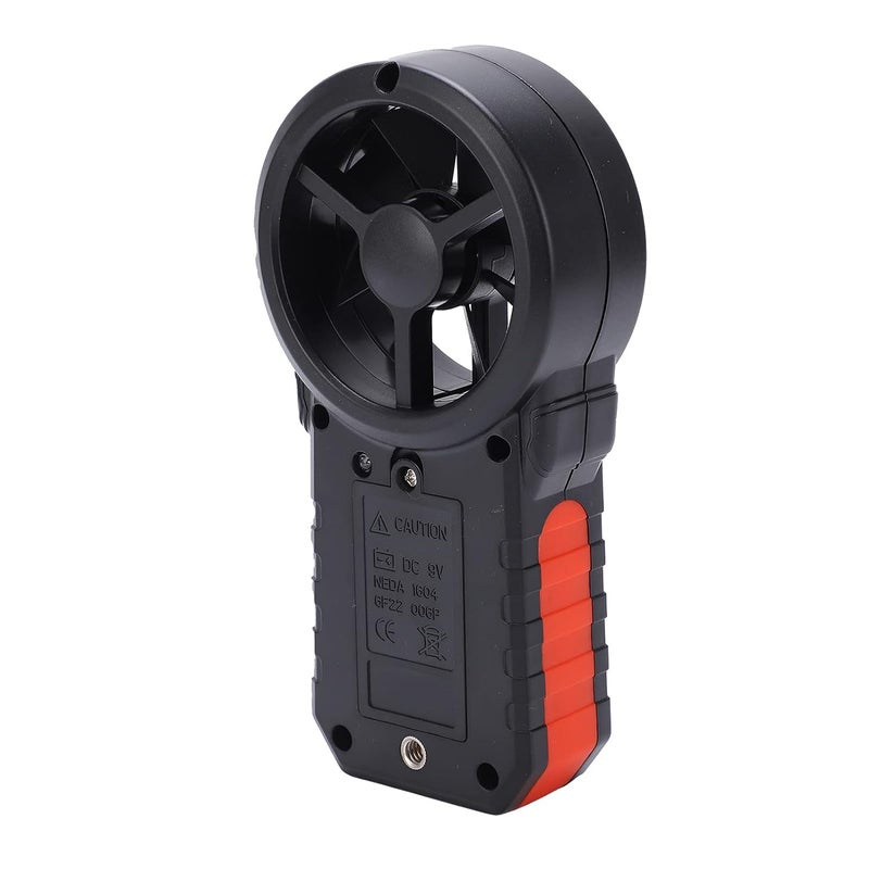 مقياس سرعة الرياح المحمول مع إضاءة خلفية للشاشة الكريستالية السائلة، مصنوع من مادة ABS متينة للاستخدام الداخلي والخارجي - Image 5