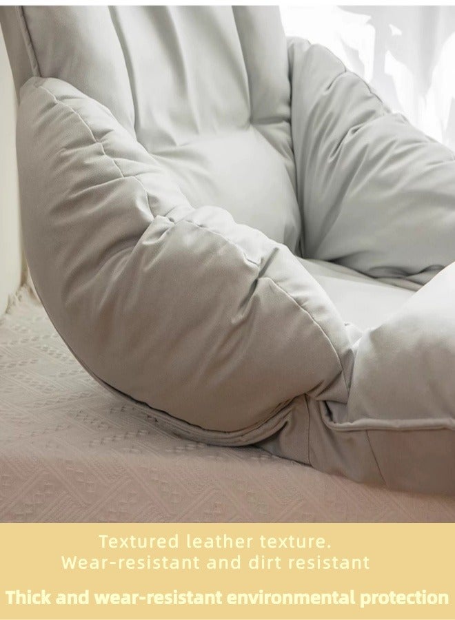 Folding Lazy Sofa Floor Chair Technology Fabric Sofa Tatami Backrest Sofa Adjustable Leisure Chair With Adjustable Back Support Game Floor Chair Floor Balcony Bay Window Leisure Legless Sofa Bed Backrest Chair For Adults Detachable And Washable High Resilience Pp Cotton - Image 4