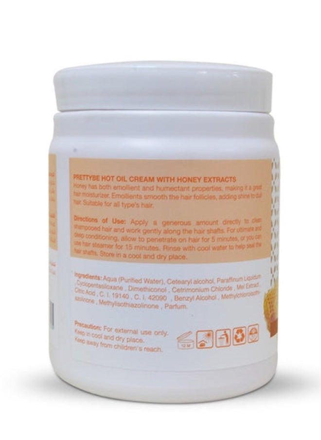Pretty Be Hot Oil Hair Cream With Honey Extracts 1000 ML  - Image 2