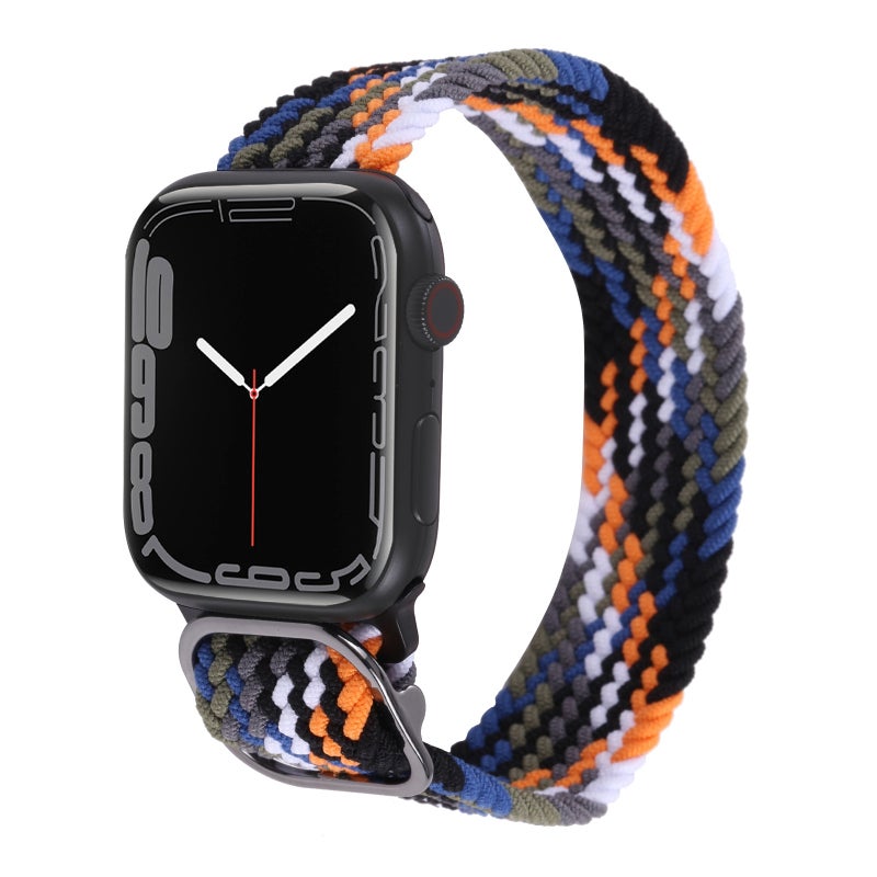 erorex Nylon Braid Strap Watch Band For Apple Watch Ultra 49Mm&Watch Ultra 2 49Mm / Series 9&8&7 45Mm / Se 3&Se 2&6&Se&5&4 44Mm / 3&2&1 42Mm(39) - Image 1