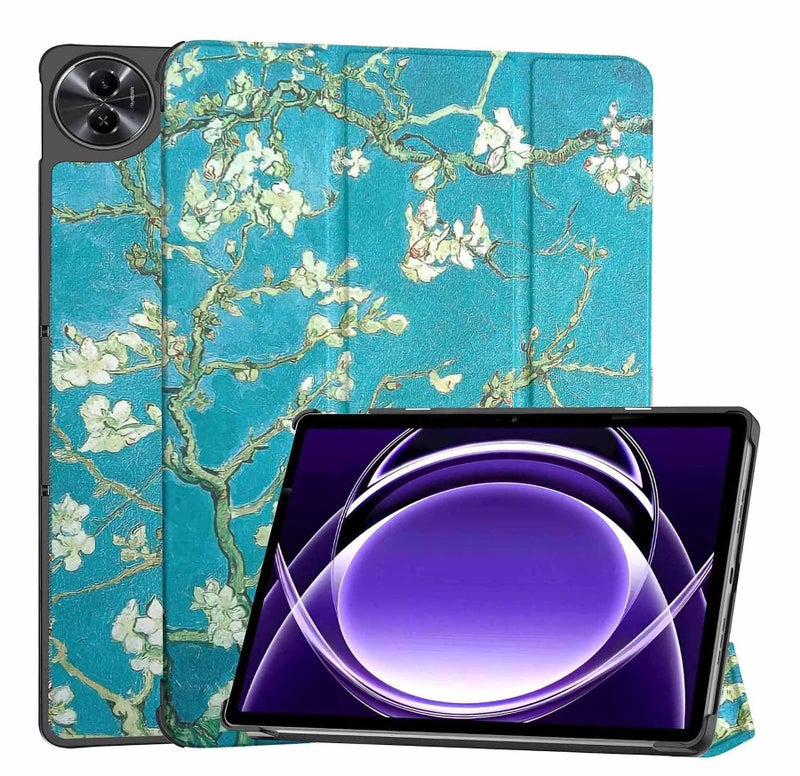 ProElite Cover for Realme Pad 2 Lite 10.95 inch Cover Case, Slim Trifold Flip case Cover for Realme Pad 2 Lite 10.95 inch Tablet, Flowers - Image 1