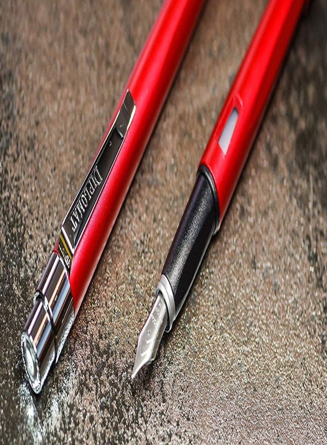 Diplomat Magnum Burned Red Fountain Pen (M) - Image 3
