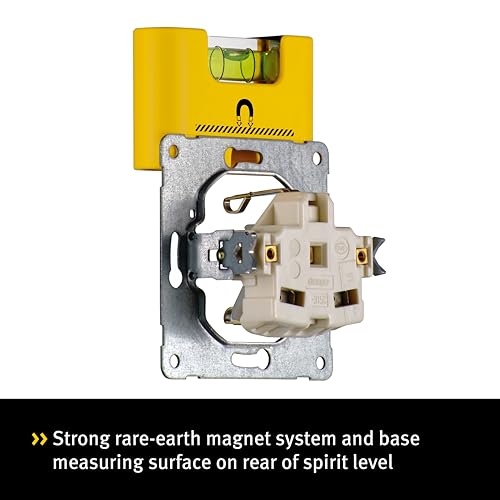 Stabila 18115/4 "Type Pocket Electric" Spirit Level With 7 cm Belt Clip - Yellow/Black - Image 3