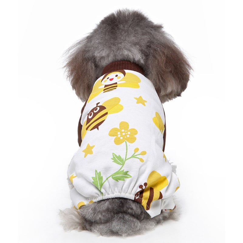Pet Sleeping Pajama Pet Dog Warm Keeping Clothes Outdoor Cat Coat Clothing - Image 3