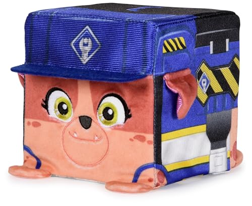 Rubble & Crew Rubble Crew Stuffed Animals Mix 4Inch CubeShaped Plush Toy for Kids Ages 3 and Up - Image 1
