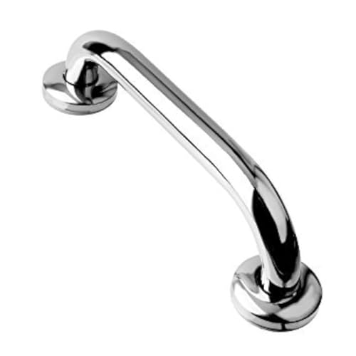 FORTUNE Stainless Steel Wall Mounted Grab Bar, Towel Bar, Bathtub Rails, Safety Hand Support Balance Handle Bars, Bathroom Accessories for Home, Hotel- Chrome Finish - 12 Inch (Pack of 1) - Image 1