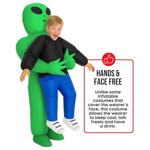 Morph Kids Alien Costume, Blow Up Inflatable Alien Costumes for Boys, Halloween Costumes for Kids, Boys Halloween Costume - Image 4