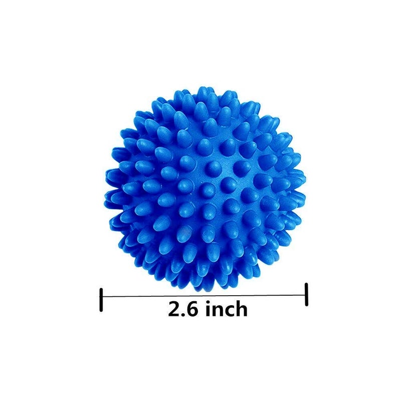 Colorsheng Laundry Dryer Balls - 6 Pack Reusable Fabric Softener Alternative (Blue) - Image 2