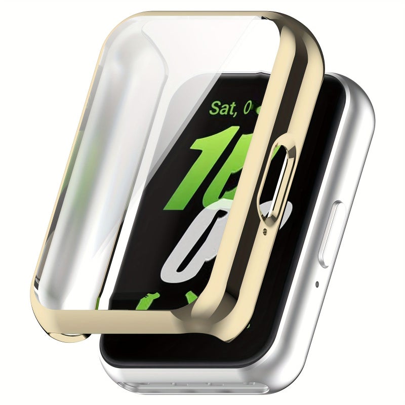 غطاء حماية ناعم من TPU الأخضر يغطي بالكامل لجهاز Samsung Galaxy Fit3 - Image 3