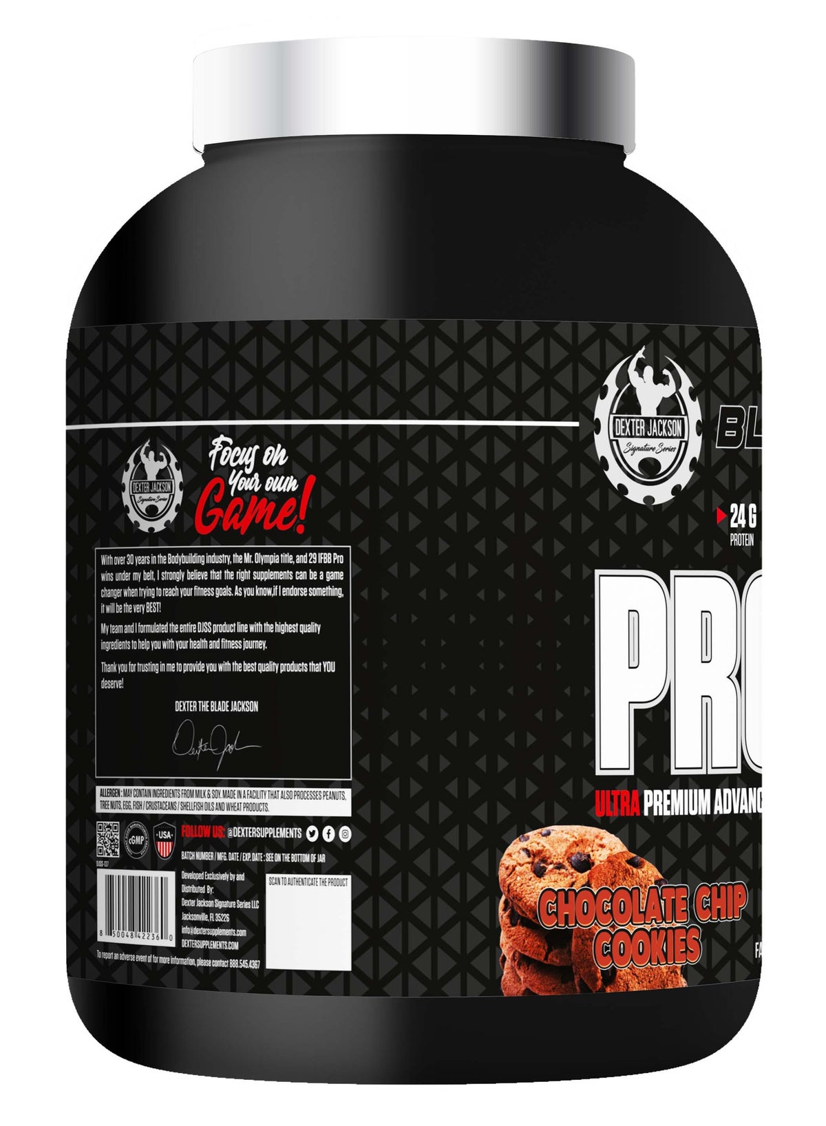 Black Series Protein Oats – Ultra Premium Advance Protein Powder - Chocolate Chip (50 Servings)