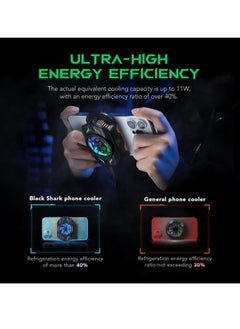 BLACK SHARK Black Shark FunCooler 4Pro BR41, Cell Phone Cooler for Gaming,27W Power Fast Cooling, In-APP Control, RGB Lighting and Universal Compatibility - Black  - Image 4