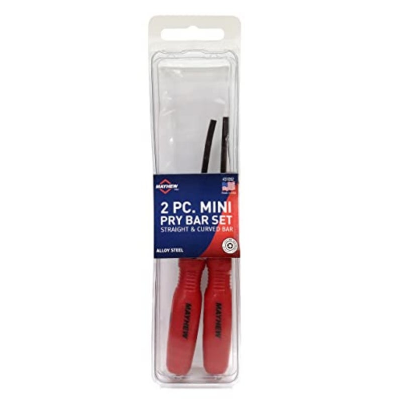 Tools 2 PC Mini Pry Bar Set - Chrome - Image 3