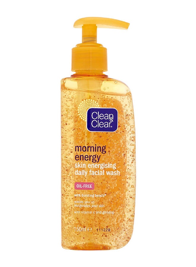 Clean & Clear Morning Energy Daily Facial Wash, 150ml