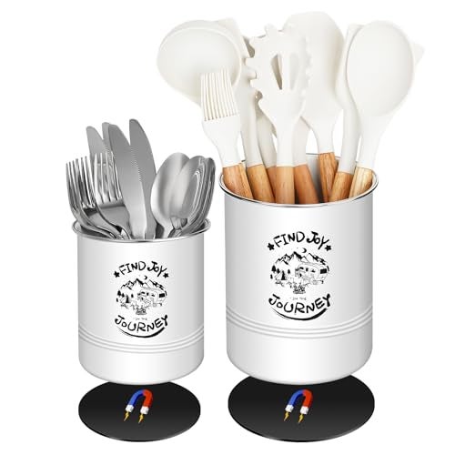 ESUDNT Magnetic RV Utensil Holder Camper Essentials RV Kitchen Accessories Must Haves Organization for Inside RV Storage and Organization Ideas 2 Pack