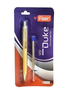 Flair Duke Exclusive Ball Pen with Refill, Blue  - Image 1