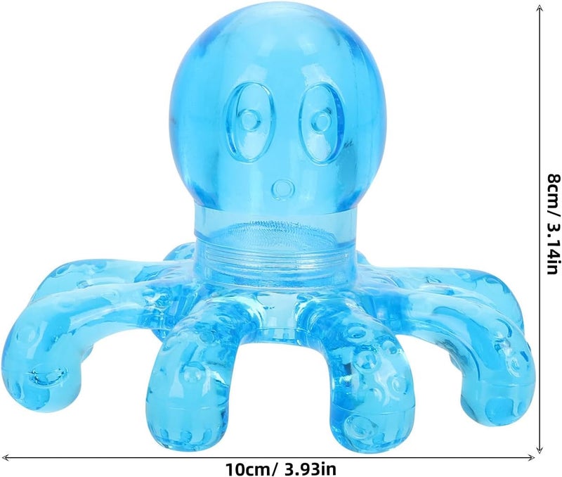KALLORY 2 Pcs Portable Massager Manual Scalp Massagers Handheld Massager Octopus Handheld Massage Body Tool Octopus Head Massage Massagers for Neck Head Massager Hair Ball Head Elder - Image 2