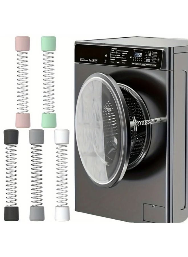 2 Pack Black Heavy Duty Washing Machine Door Stopper With Magnetic Closure Anti Slam - Image 2