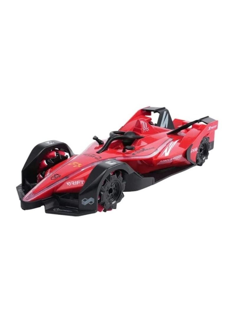JZL - Remote Control Cars for kids - High-Speed Rechargeable with mist spray and LE D lights 360 Degree Rotation (F1 Red) - Image 1