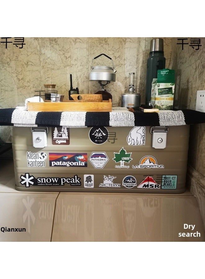 Patagonia Outdoor Camping Trendy Brand Luggage Stickers Personalized Bata Skateboard Guitar Locomotive Stickers Waterproof-Color:patagonia7-Size:Default - Image 3