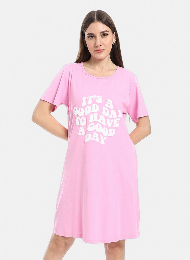 Red Circle sleepshirt short sleeves - Image 1