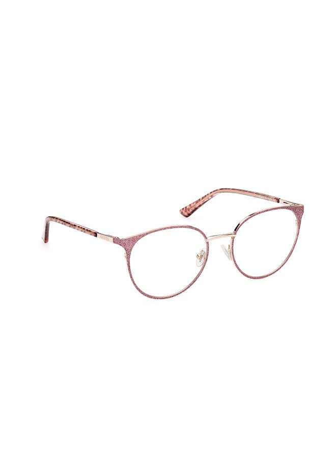 GUESS - Women's Round Eyeglass Frame - GU291307450 - Lens Size: 50 Mm - Image 1