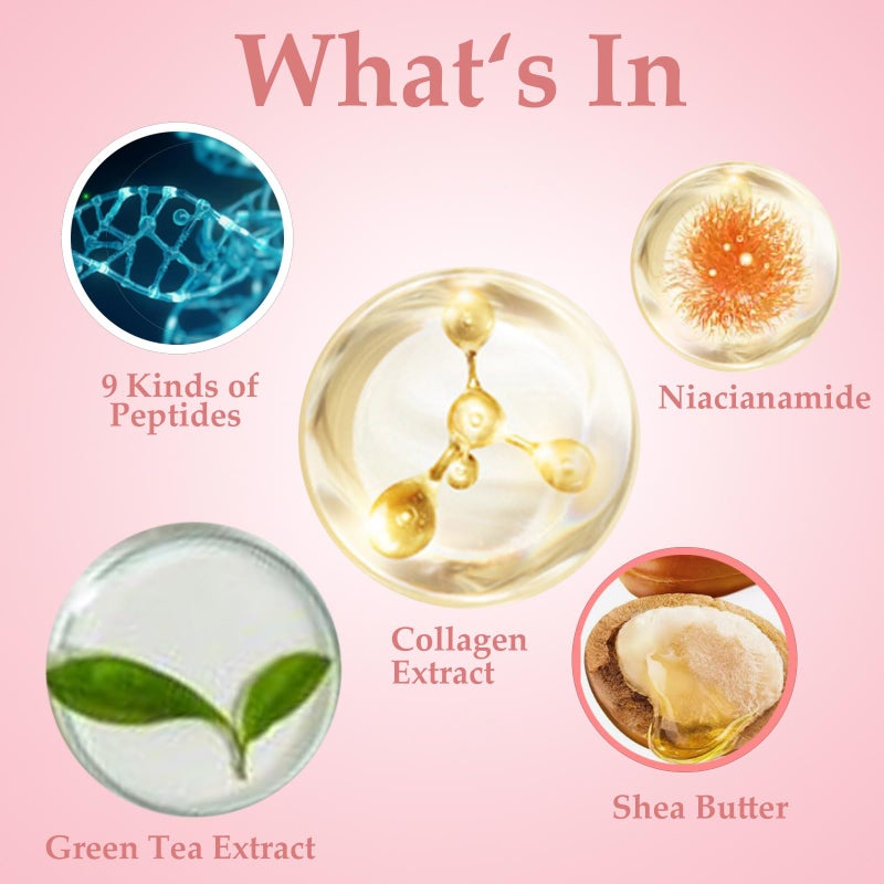 gcdat Wrinkle Bounce Multi Balm Stick Korean, All-In-One Wrinkle Bounce Moisturizing Cream, Hydrating Collagen Moisturizer Face Balm Stick, Compact Moisturizer for Anti-Aging and Watery Glow Skin Care - Image 3