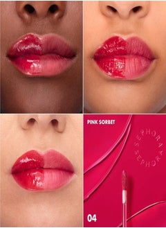 SEPHORA SEPHORA COLLECTION Totally Juicy Lip Tint – 04 Pink Sorbet - Hot Pink | Long-Lasting Hydrating Lip Tint – 5.5ml  - Image 2