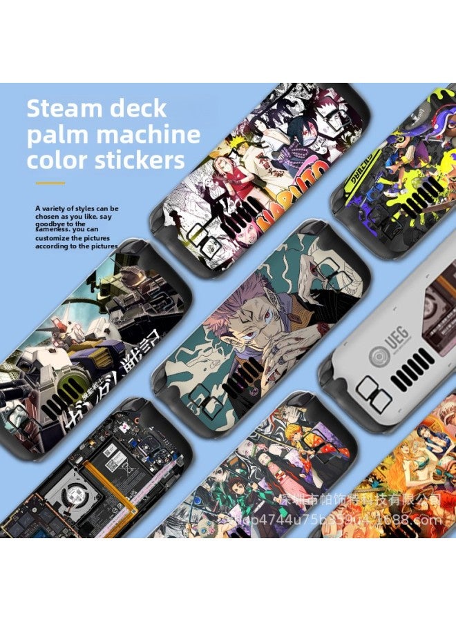 general For Steam Deck Sticker Steam Deck Pain Sticker Steam Handset Full Body Sticker Personalized Sticker Film-Color:STM-039 030 - Image 5